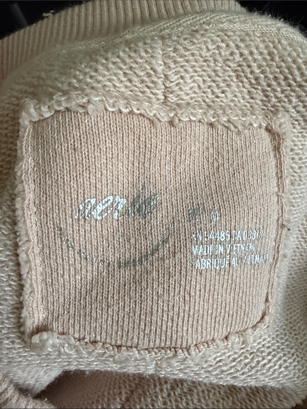 aerie Cream Oversized Crewneck Sweater - Picture 4 of 5